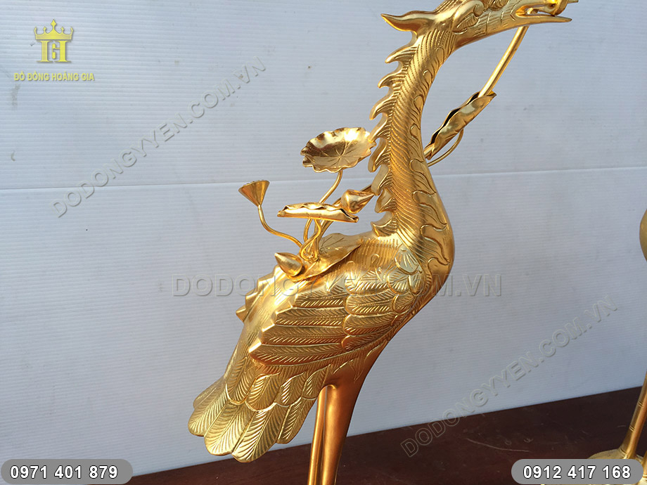 ngũ sự bằng đồng d&aacute;t v&agrave;ng